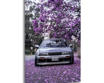 Car Poster JDM Silvia S15 Pirates Canvas Print:  Wall Art Poster