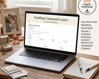 Modèle de notion d'organisateur de mariage (téléchargement numérique)