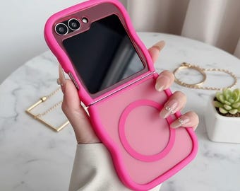 Wave Matte Z Flip Case | Magnetic Frosted Translucent Cover for Samsung Galaxy Z Flip 7 6 5 4 3