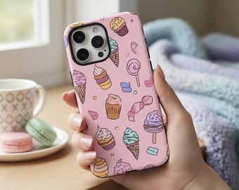 Ice Cream MagSafe iPhone Case | Cute Magnetic Wireless Charging Phone Cover for iPhone 16 15 14 13 12 11 Pro Max
