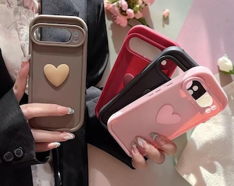 Love Heart Silicone Google Pixel Case | Camera Lens Protection Soft Cover