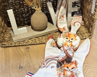 rainbow fox plush toy