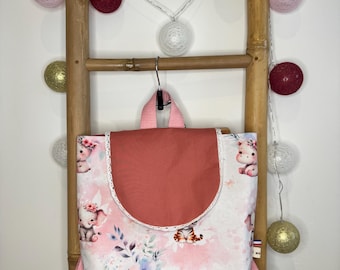 Floral savannah animal backpack