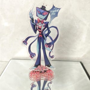 Voyageur debout en acrylique Vox pour hôtel Hazbin, fanart de démon de la télévision, objet de collection pour le méchant de la diffusion