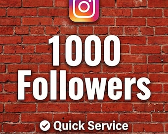 Instagramフォロワー1000人 | 迅速な納品 | 真の成長
