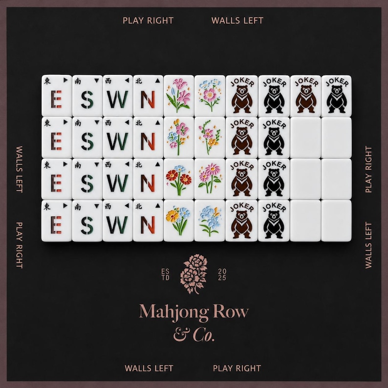 Luxury American Mahjong Set, Cloud Thunder, 4 Layer Heavyweight Acrylic, 160 Tiles, Premium Board Game Gift image 9
