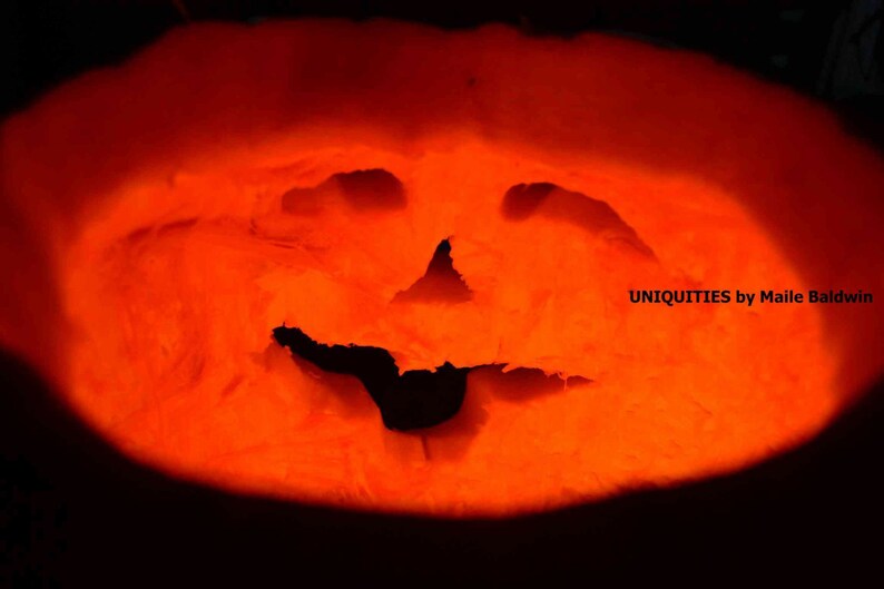 Pumpkin Smiley Face Art Photography 8 x 10 photograph image 0