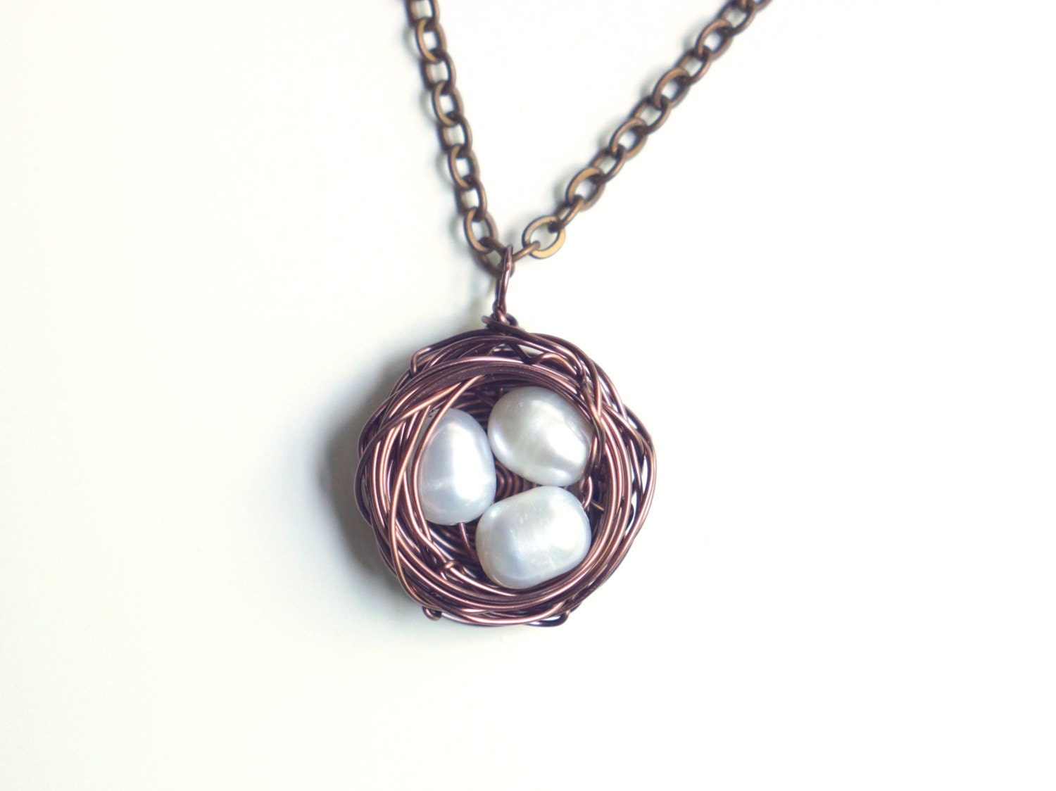 Mother's Day Gift Ideas DIY Birds Nest Necklace Tutorial