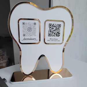 QR-code, bureaubordjes, gepersonaliseerd bord, betaalbord, bedrijfslogo, tafelbordje, bord met logo op maat, wifi-wachtwoordbord, acryl bedrijfsbord