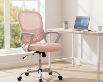 Ergonomic Mesh Office Chair Adjustable Desk Chair Swivel Rolling Computer Chair With Lumbar Support Home Office Gaming