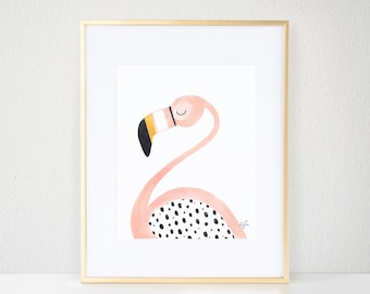 Flamingo Nursery | Etsy