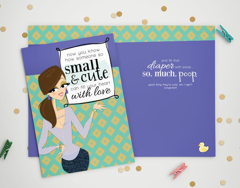 Funny New Baby Card Funny Baby Shower Card Card For Best Etsy Funny New Baby Card Funny Baby Shower Card Card For Best Etsy