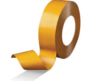Strong Double Sided Adhesive Tape Roll, Craft Packing Office Mounting (Multiple Widths)