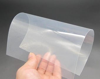 PVC Acetate Sheets, Frosted Clear Matte, Multiple Sizes & Thickness Options