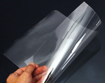 PVC Acetate Sheets – A5 – Clear (Transparent) – Multiple Thickness Options