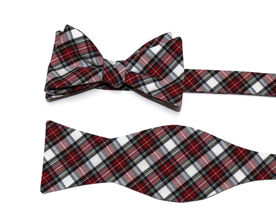 Royal Stewart Tartan Cummerbund Set includes Bow Tie /& Pocket Square