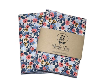 Periwinkle Rosa Floral Pocket Square~Wedding Accessory~Anniversary Gift~Preppy Gift~Mens Pocket Square~Coral~Periwinkle~Slate~Small Flowers