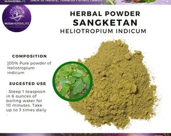 Organic Heliotropium indicum  Powder – Wildcrafted Fresh Natural Herbs spices Herbal