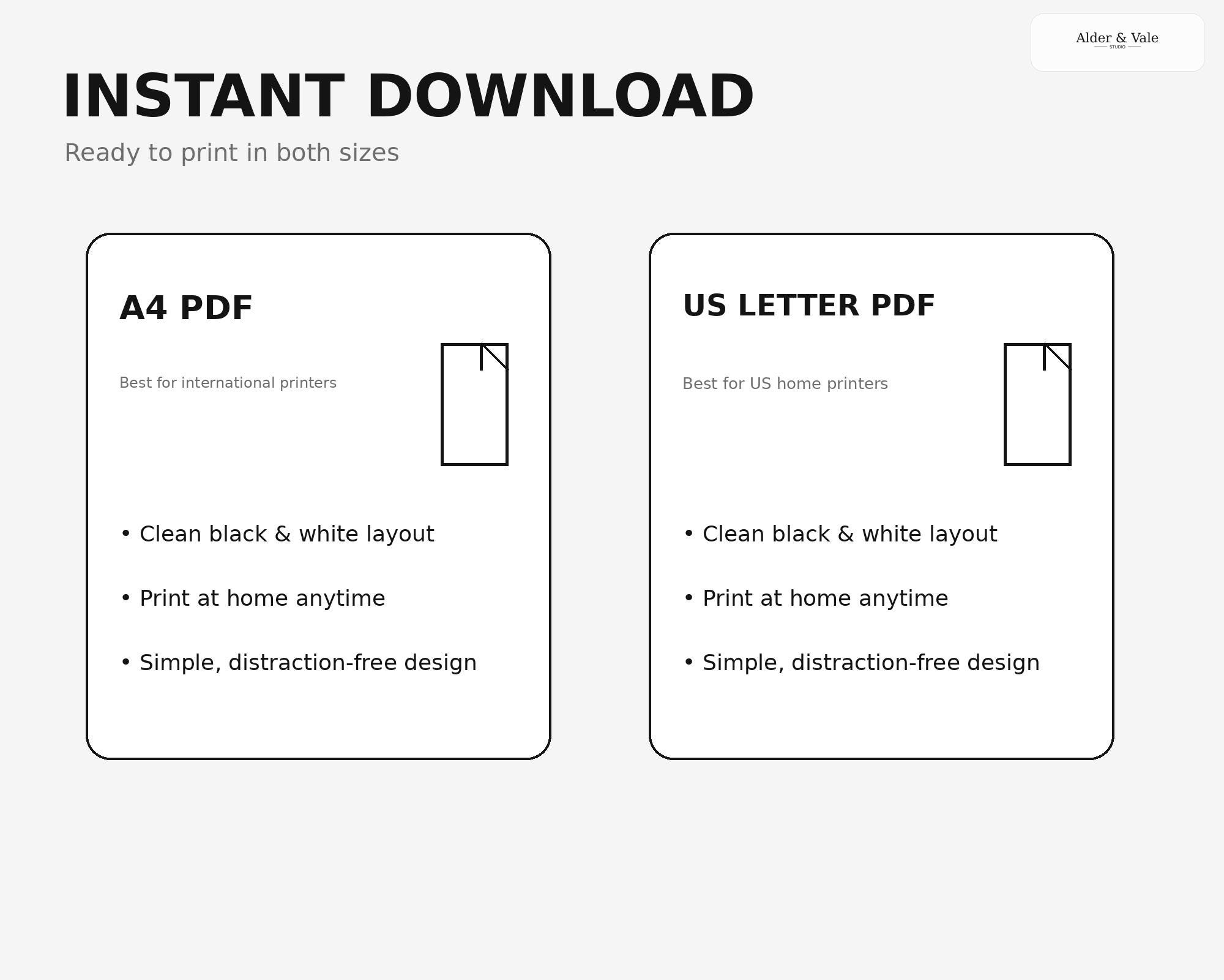 ADHD Daily Planner Printable | Minimal Focus Sheet | PDF Download | A4 ...