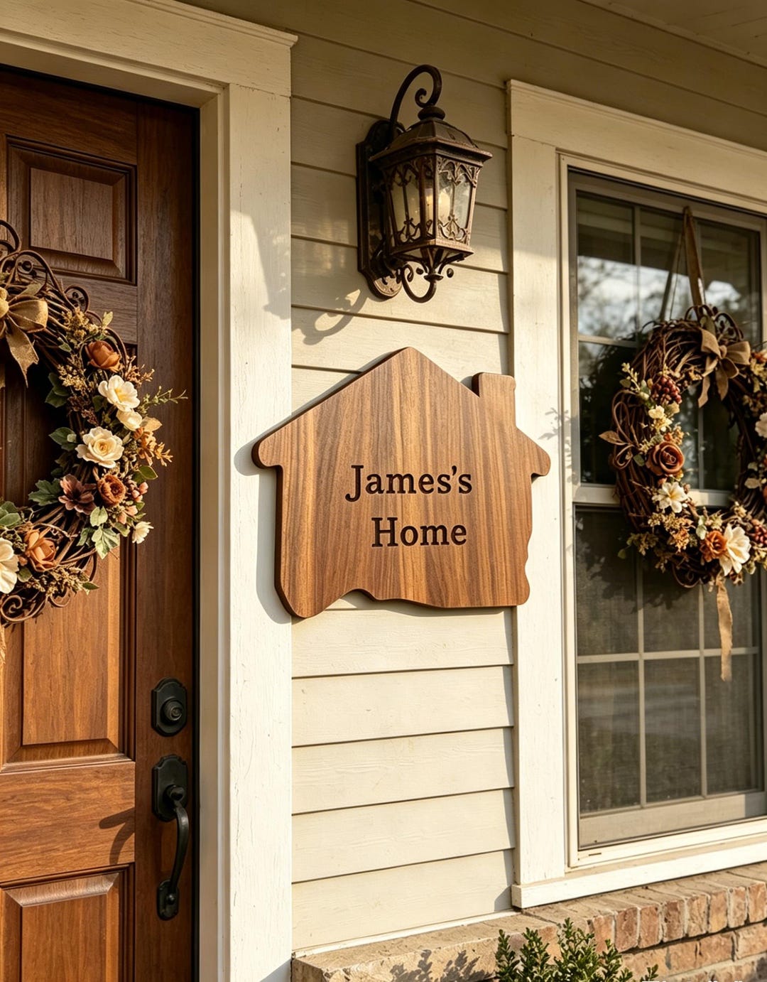 Personalized Home Sign, Laser Engraved Plywood Plaque, 5mm Thick Rustic ...