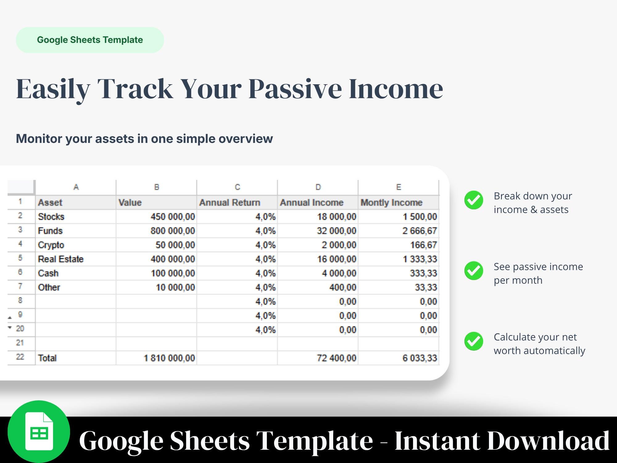 FIRE Progress Tracker | Financial Independence Spreadsheet (digital ...