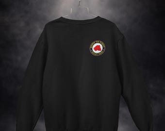 Born To Fight MMA-sweatshirt, vechtershirt voor de sportschool, boks- en BJJ-trainingsshirt met ronde hals, kleding voor vechtsporten, cadeau voor vechtsportliefhebbers, motivatie voor de sportschool