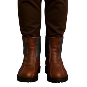 Mandalorian Din Djarin Flight Suit Costume with Holster Belt: Din Djarin Cosplay, Star Wars Bounty Hunter Armor Outfit image 9