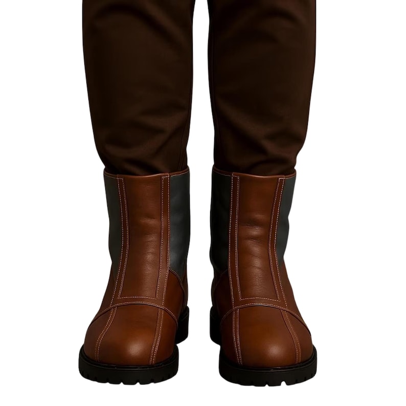 Mandalorian Din Djarin Flight Suit Costume with Holster Belt: Din Djarin Cosplay, Star Wars Bounty Hunter Armor Outfit image 9