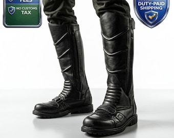 Botas de Batman para hombre, estilo cosplay de Michael Keaton (1989)