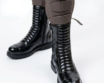 Bottes cosplay Fallout Dc Superhero : costume post-apocalyptique de style Marcella