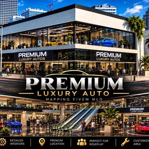Luxury Auto Dealership MLO [FiveM] | Premium Car Showroom | Exclusive Vehicle Dealer