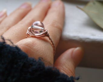 Gifts for Grandma Ring - Jewelry Gift for Sister - Spiritual Jewelry Protection - Crystal Ring for Girls - Crystal Ring for Woman