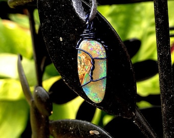 Place a Custom Order For a Simple Copper Wire-Wrapped Healing Crystal Necklace, Custom Crystal Jewelry