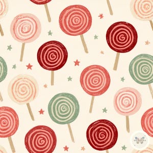 Julklubba sömlöst mönster, godis digitalt papper, krita juldesign, handritat godis