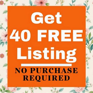 Länk i beskrivningen - Etsy 40 gratisannonser