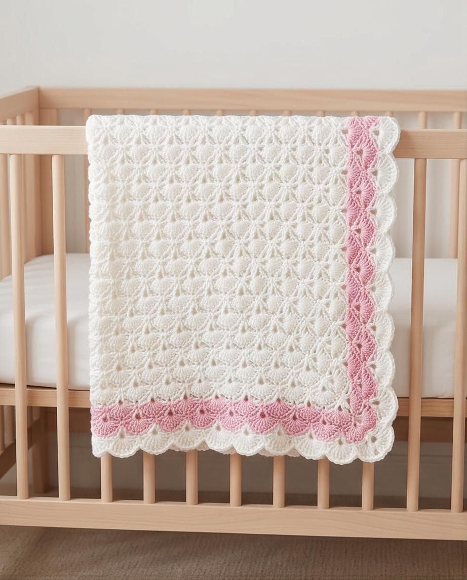 34 Crochet V-Stitch Patterns You Won't Want To Miss 18 Beginner Crochet Baby Blanket Pattern Shell V Stitch