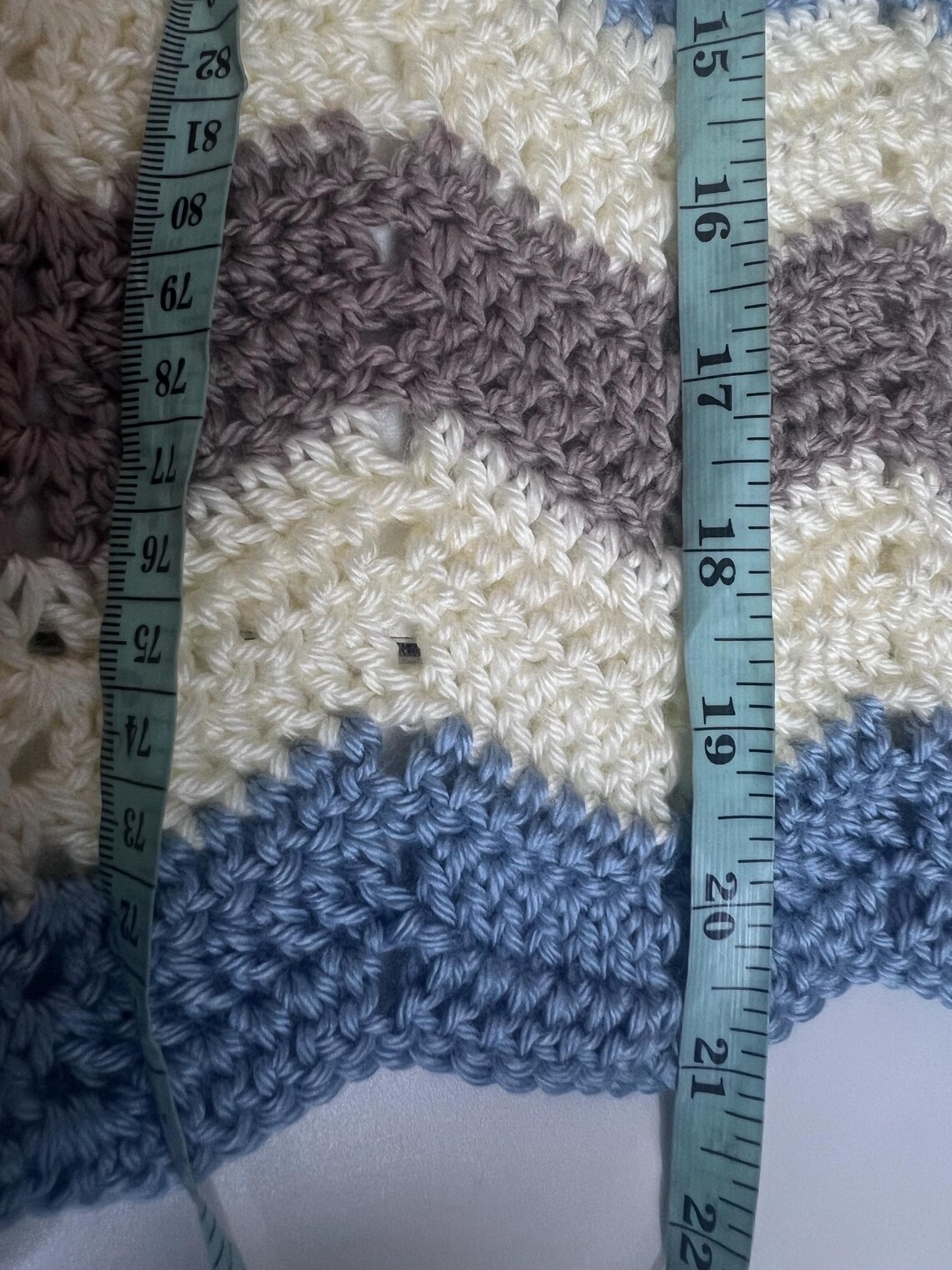 Chevron Crochet Baby Blanket Pattern – Easy Beginner Friendly, Modern ...