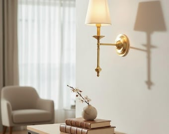 Vintage Copper Sconce, Industrial LED Lamp, Rustic Farmhouse Lighting Fixture