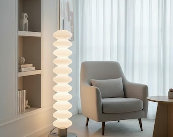 Nordic Acrylic Floor Lamp, LED Ambient Light, Scandinavian Home Decor