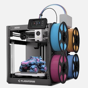 Flashforge AD5X 4-Color 3D Printer with IFS, CoreXY & Auto Bed Leveling