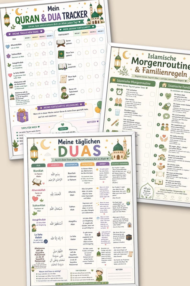 Islamic Reward System for Children | Prayer Tracker | Good Deeds ...