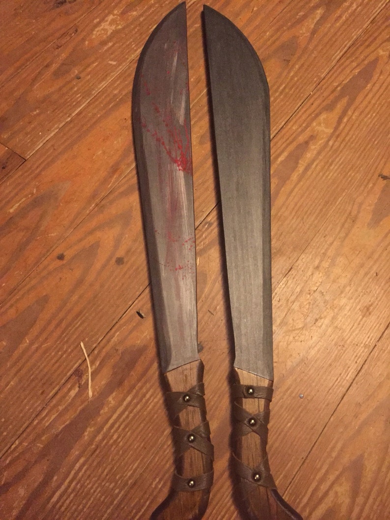 Jason's Machete Friday the 13th 32 Wood White Etsy