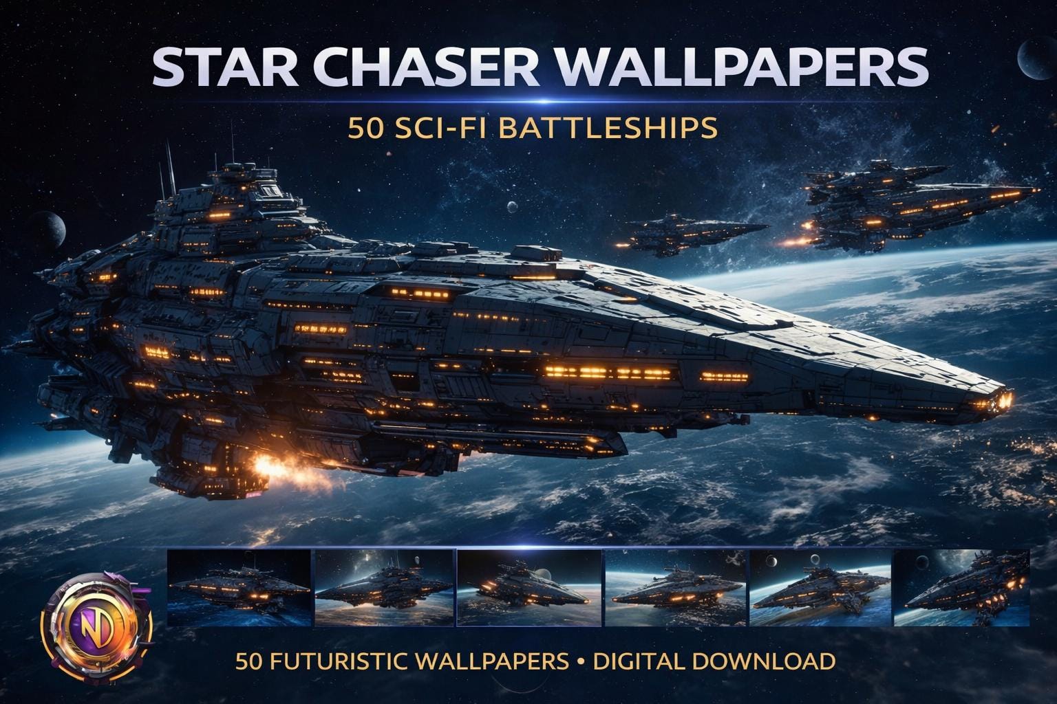 Star Chaser Fleet Wallpaper Collection | Sci-fi Spaceship Wallpapers ...