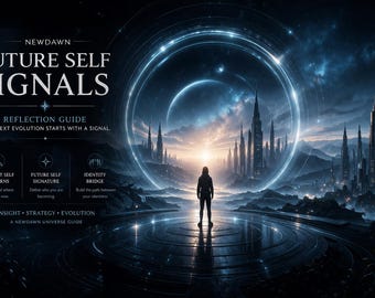 Future Self Signals Reflection Guide | Self Discovery Workbook | Identity Transformation Journal | Digital Download