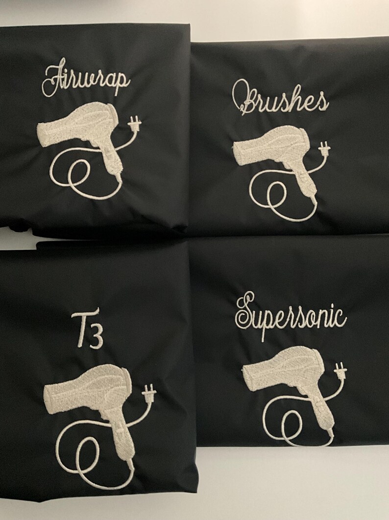Personalized Hair Dryer Bag Storage image 14