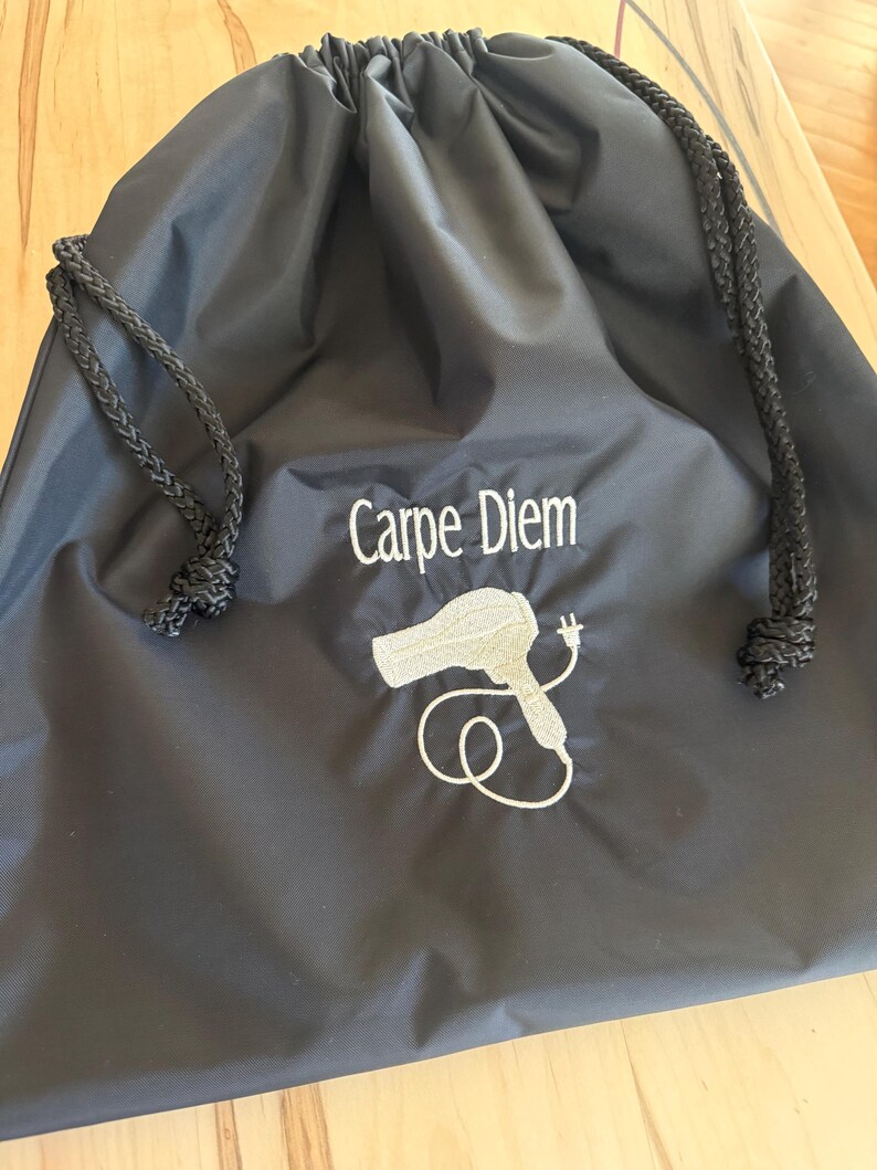Personalized Hair Dryer Bag Storage image 16