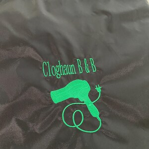 Personalized Hair Dryer Bag Storage image 19