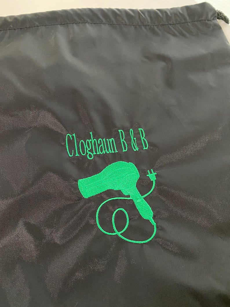 Personalized Hair Dryer Bag Storage image 19