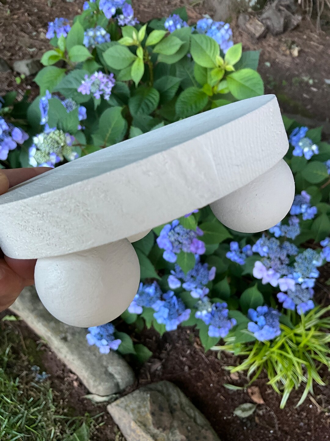 Pinterest Plant Riser 1- 5” Round Plant Riser 3 Round Legs Painted - Etsy