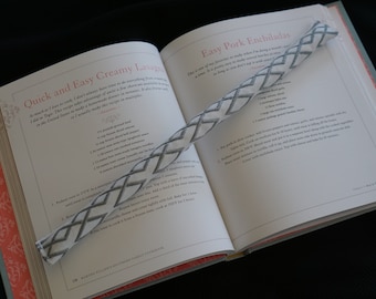 Bookweight/ Bookmark/ Bookworm with Drapery Trim